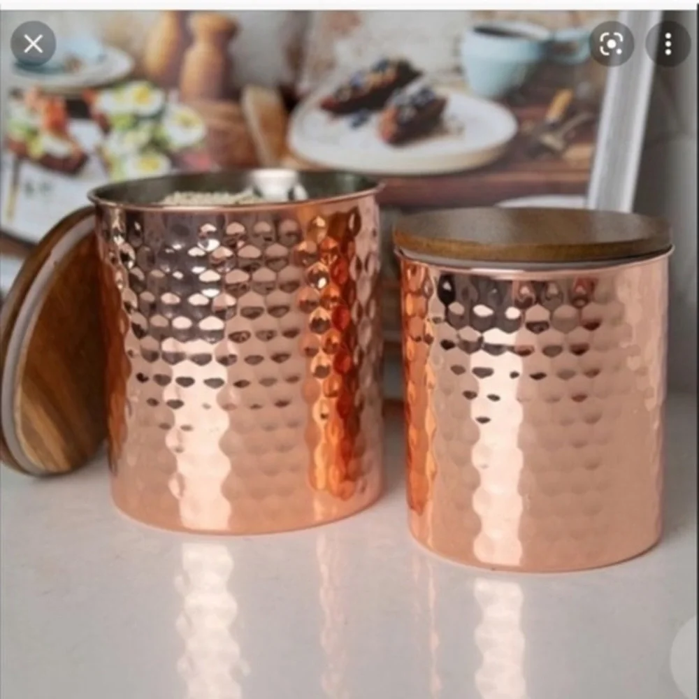 New Uncommon James Copper Canister Set - Picture 3 of 8